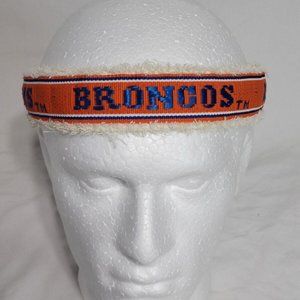 1980s Denver Broncos Cuddles Cloth Headband NFL Football Made in USA - Vintage